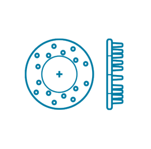 Outline drawing of a timber connector