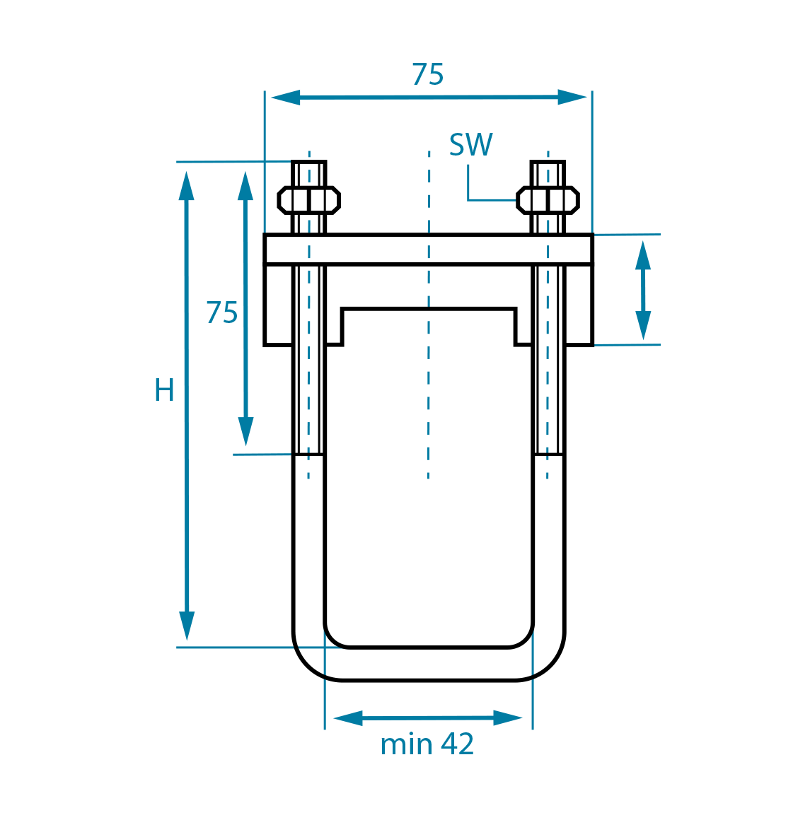 T5 T6 Schnappmutter 7H0817940A Klemme für Dach Schrauben Reling