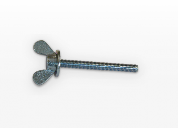Picture of a special wing screw with fixed washer