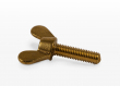 Picture of a wing screw brass, cast version
