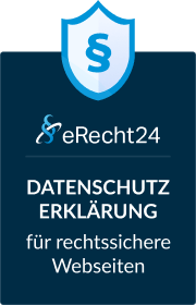 Rechtssichere Datenschutzerklärung mit eRecht24